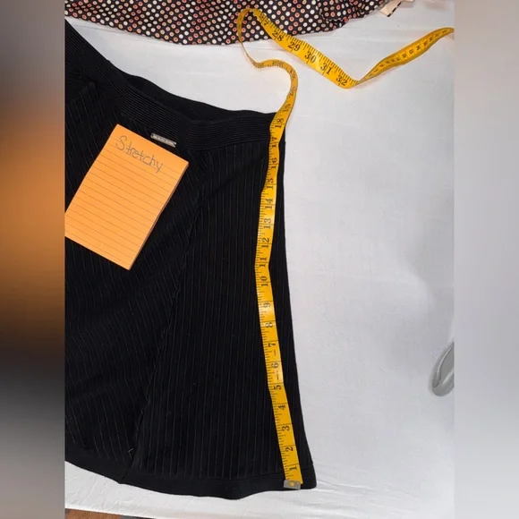 Michael Kors Black Rubbed Knit Skirt Size S/M - Picture 6 of 7